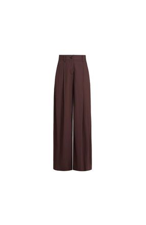 Brunello Cucinelli Wide trousers in Cocoa at Nordstrom, Size 44 It