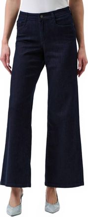 Joseph Ribkoff Goldie Classic Stretch Jeans In Dark Denim Blue