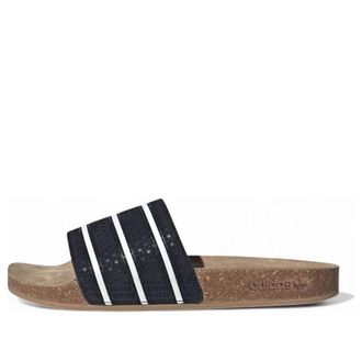 adidas Adilette Slides Core Black Gum JH8069