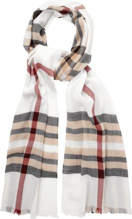 Fraas Schal mit Karomuster in Offwhite, Größe 1