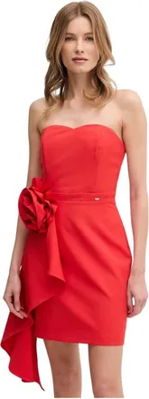Gaud&igrave; Dames, Jurken, Rood, Maat: XS Poliester