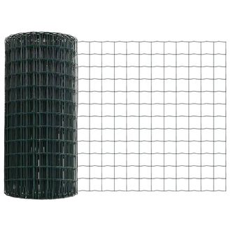 Berkfield Home Garden Fence Set Set of 2 Green Steel 10 x 0.8 m Durable