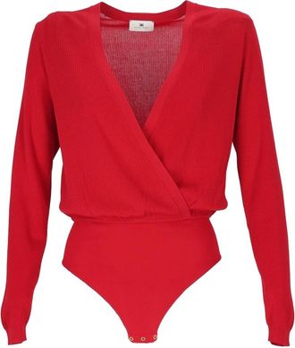 Elisabetta Franchi Donna, Top, Rosso, M, new