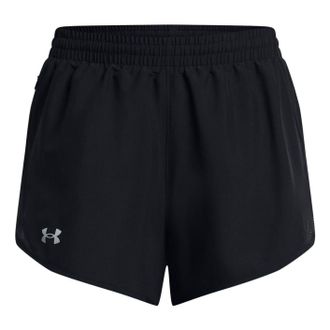 Under Armour (WMNS) Under Armour Fly-By 3 Shorts Asia Sizing Black Reflective 1382438-001