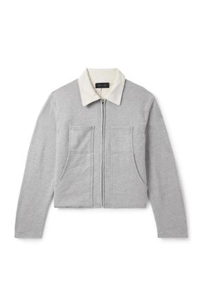 Les Tien Cotton-Jersey Zip-Up Jacket