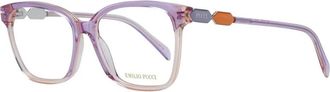 Pucci Paarse Vierkante Dames Optische Monturen - Dames - Brillen - Paars - ONE Size - Accessoires