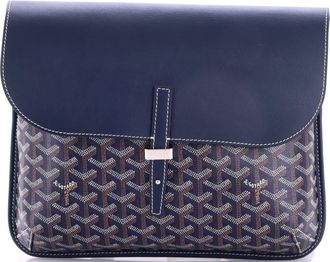 Goyard Coursier Messenger Bag Coated Canvas and Leather