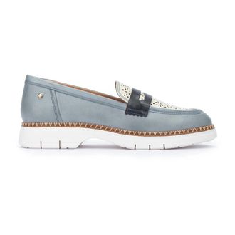 Pikolinos Henares Moccasin - Dames - Loafers - Blauw - 36 EU - Leer - Schoenen