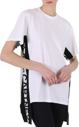Stella McCartney Logo T-Shirt in White, Brand Size 34 (US Size 0)