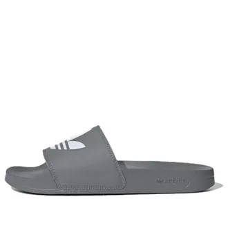 adidas Adilette Lite Slides Trefoil Logo - Grey FU7592