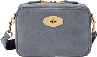 Mulberry Darley Camera Bag Suede - Dames - Tassen - Grijs - Maat: ONE Size Su&egrave;de