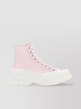 Alexander McQueen leather high-top sneakers