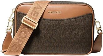 Michael Kors Bev Grote Handtas Met Kenmerkend Logo - Dames - Schoudertassen - Bruin - ONE Size - Polyester - Tassen