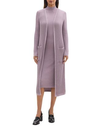 Theory Maxi Rib Wool Cardigan