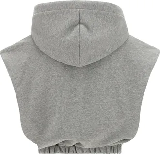 Fendi Womens Gray Cotton Sweatshirt Clothing