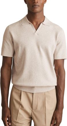 Reiss Tyne Open Collar Soft Top