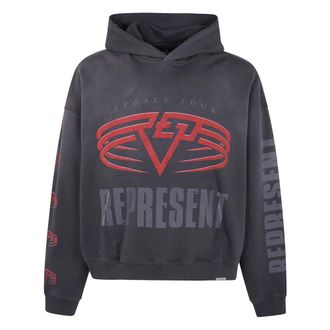 Represent Hoodies, male, Gray, Size: S Legacy Tour Hoodie