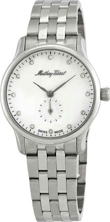 Mathey-Tissot Edmond Metal Crystal White Dial Ladies Watch D1886MAI