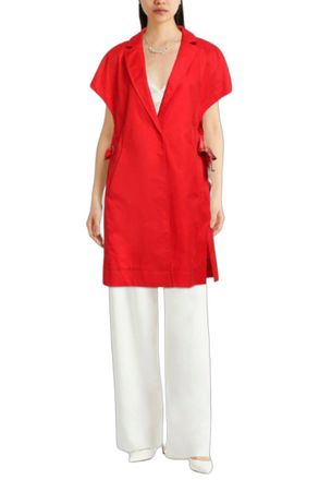 Herno Cotton Tailored Vest - Red