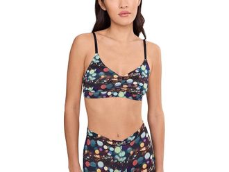 MeUndies Feel Free Ruched Bralette Womens Bra Party Girl : 2XL, Elastane/Modal/Synthetic