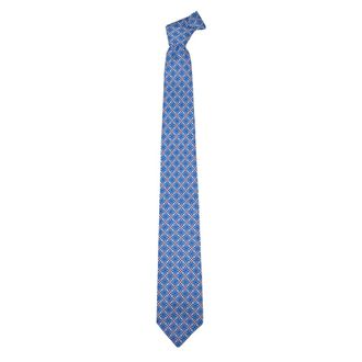 LUIGI BORRELLI NAPOLI Silk Flower Tie - male - Luigi Borrelli Napoli - Ties - Blue - ONE SIZE - Accessories