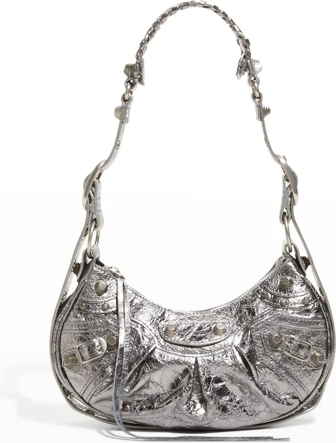 Le Cagole XS Metallic Shoulder Bag