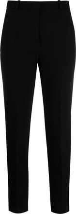 Pinko high-waisted cropped trousers - women - Viscose/Polyamide/Elastane/Acetate/Polyester - 40 - Black