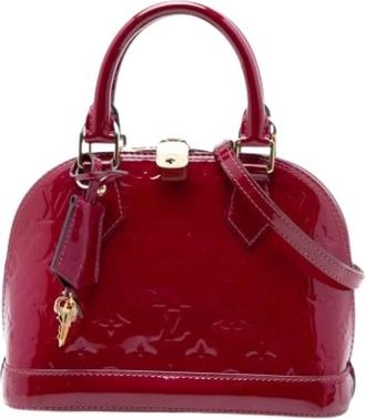 Louis Vuitton Pre-owned Handbags, female, Red, Size: ONE SIZE Pre-owned Alma BB