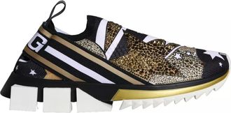 Dolce & Gabbana Multicolor Comet Star Print Sorrento Sneakers Womens Shoes