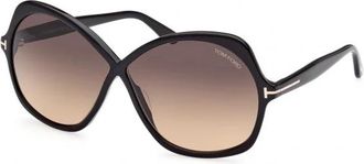 Tom Ford Rosemin Oversized Zonnebril - Dames - Zonnebrillen - Zwart - 64 MM - Accessoires