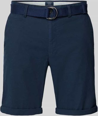 Mc Neal Slim Fit Chino-Shorts mit Gesäßtaschen in Marine, Größe XXXL