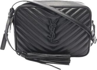 Saint Laurent Pre-owned LOU Camera Bag Leren Schoudertas - Dames - Vintage Schoudertas - Zwart - ONE Size - Leer - Vintage