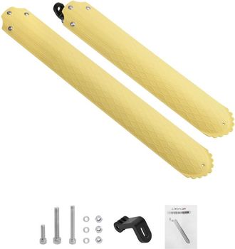 OEM Guardabarros Universal Para Bicicleta, Desmontable Y Resistente - Amarillo