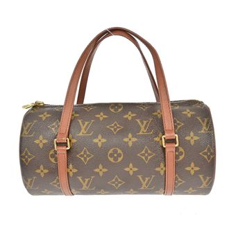 Louis Vuitton Papillon Handbag Monogram Canvas Brown Canvas Handbag (Pre-Owned)