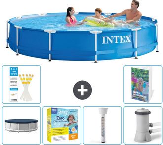 Intex Piscina Con Estructura Redonda - 366x76 Cm - 7-piezas S18