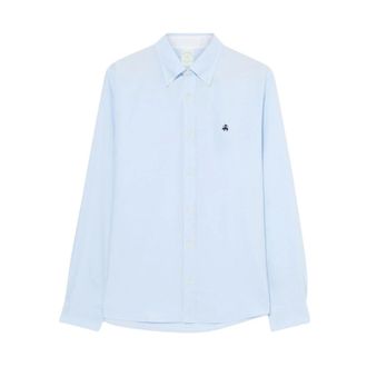 Brooks Brothers Slim Fit Oxford Shirt with Button Down Collar - male - Brooks Brothers - Casual Shirts - Blue - 3XL - Shirts