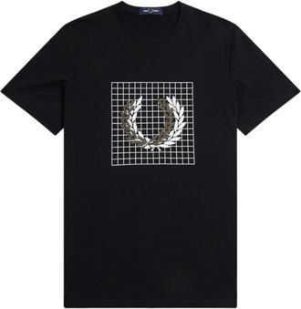 Fred Perry T-shirt - Heren - T-shirts - Zwart - S - Katoen - Tops