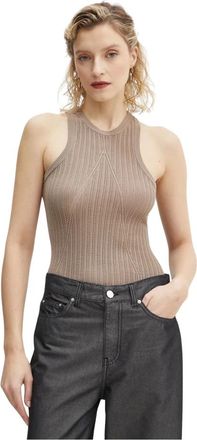 Won Hundred Top sin mangas - Tops - Mujer - Marr&oacute;n - XS