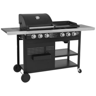 Happy Garden Happy Garden - Barbacoa De Gas Vesuvio Duo 3 Quemadores + Plancha 3 Quemadores