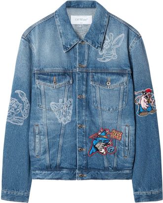 Off-white Denim Jackets − Sale: up to −82% | Stylight