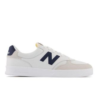 New Balance Unisexo CT300 en Blanco/Azul, Gamuza/Malla, Talla 37.5