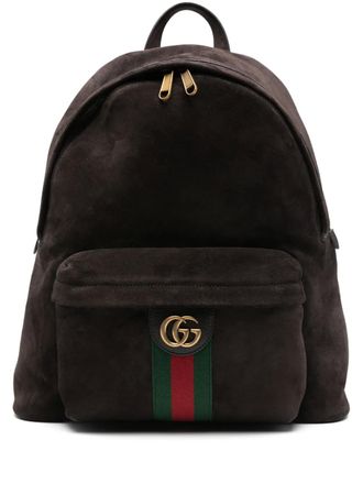 Gucci Medium Ophidia rugzak - Bruin