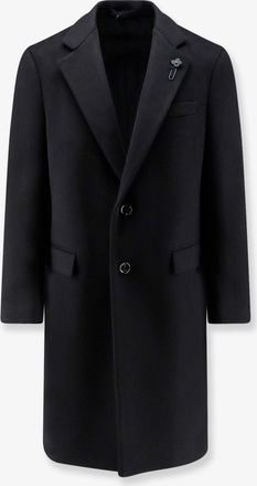 Lardini Cappotto monopetto con spilla iconica - LARDINI - gender_Man