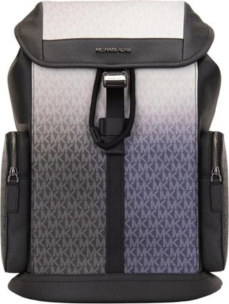 Michael Kors Logo Rugzak - Dames - Rugzakken - Blauw - ONE Size - Leer - Tassen