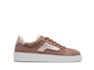 Magnanni Mens Phoenix Low-Top Sneakers In Cemente Crust Natural