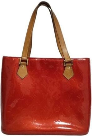 Louis Vuitton Monogram Vernis Rouge Monogram Vernis Handbag Tote Bag (Pre-Owned)