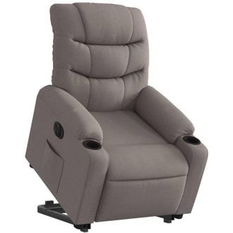 vidaXL Vidaxl - Sill&oacute;n El&eacute;ctrico Reclinable Elevable De Tela Gris Taupe
