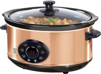 OEM Olla De Cocci&oacute;n Lenta El&eacute;ctrica 3,5 L Berlinger Haus Bh-9383 Oro Rosa
