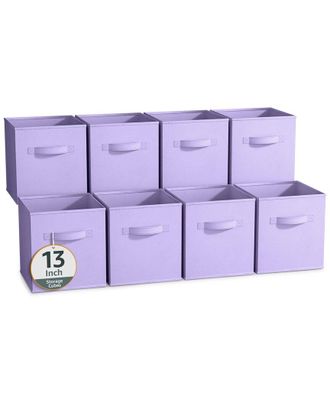 Sorbus 13In 8 Pack Fabric Storage Bins