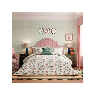 Sanderson for National Trust Catherinae Duvet Cover Set Double Fuschia